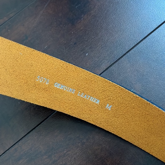 NWT Most Wanted MW Cowhide Western Leather Belt - Picture 6 of 7